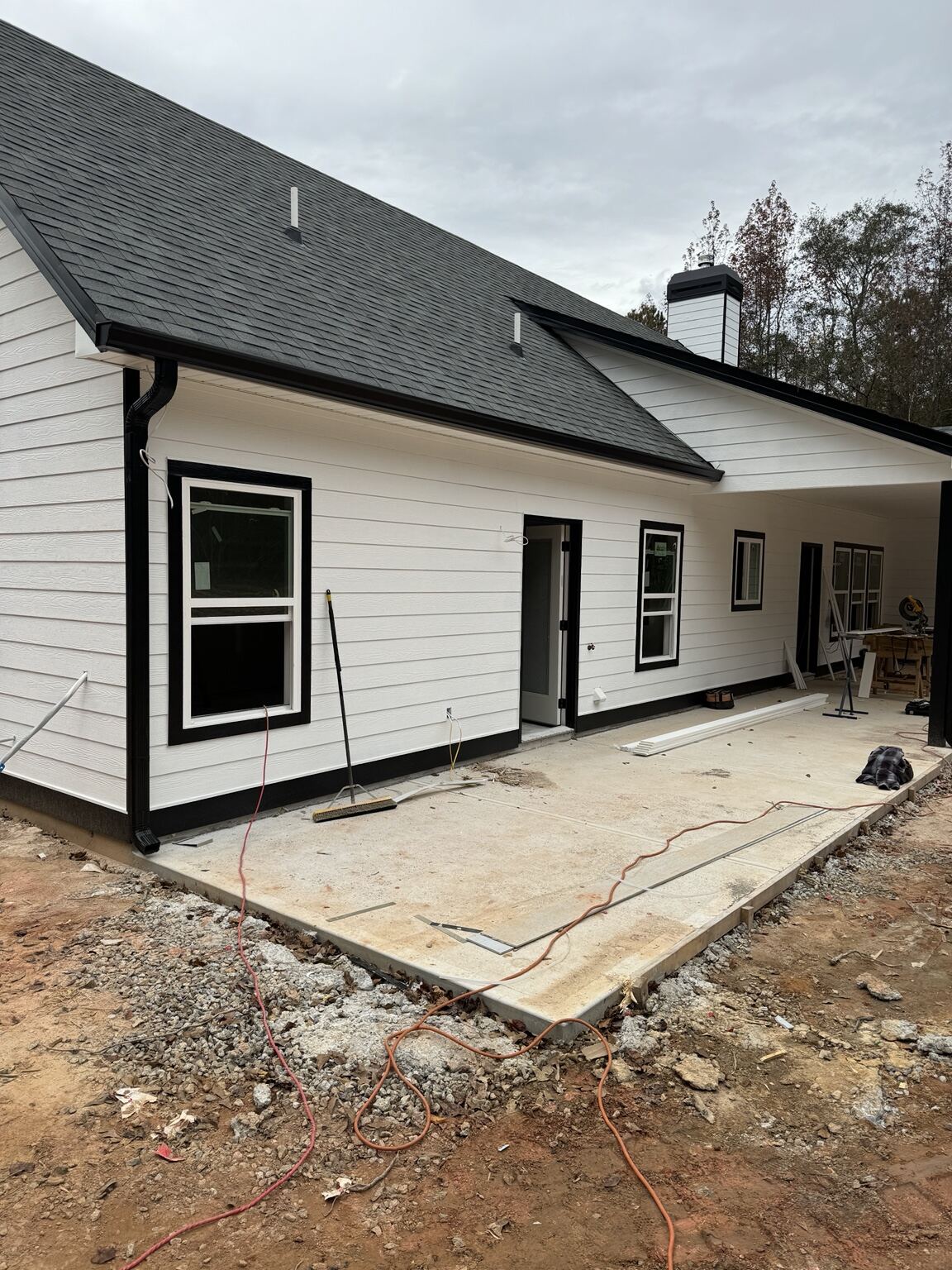 Completed Mr B's Gutters project 5 — seamless gutters, downspouts and roofline work on a Metro Atlanta property