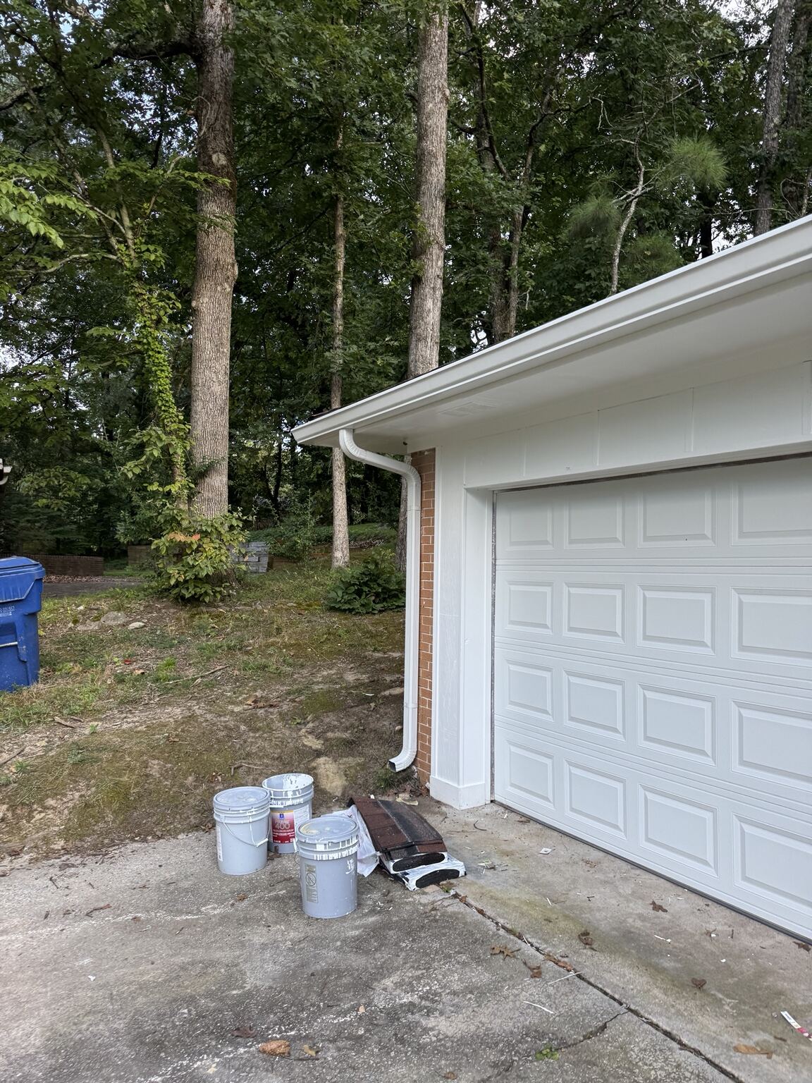 Completed Mr B's Gutters project 7 — seamless gutters, downspouts and roofline work on a Metro Atlanta property