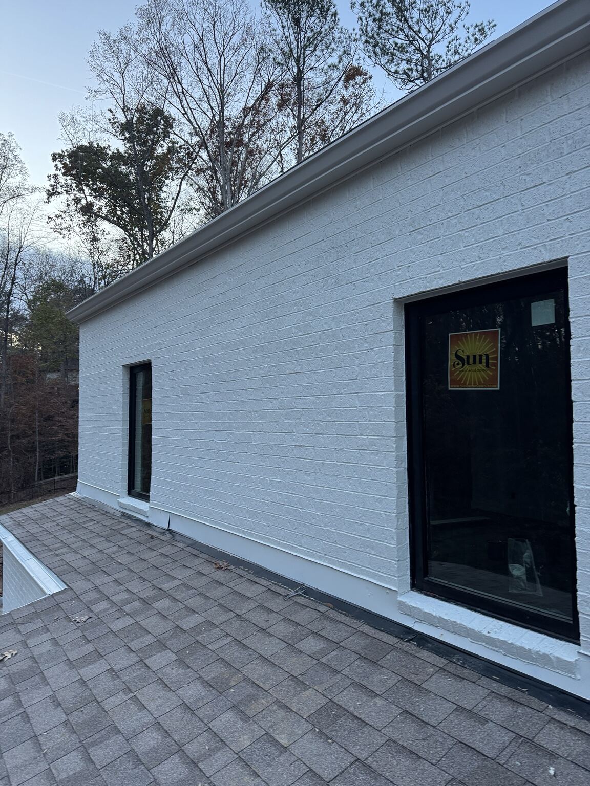 Completed Mr B's Gutters project 14 — seamless gutters, downspouts and roofline work on a Metro Atlanta property